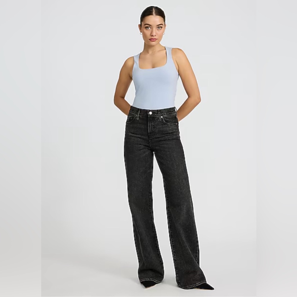 Express | Body Contour Square Neck Tank Top